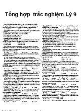 Tổng hợp trắc nghiệm môn Vật lý Lớp 9 - Ngô Thanh Liêm